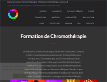 Tablet Screenshot of color-institute.com